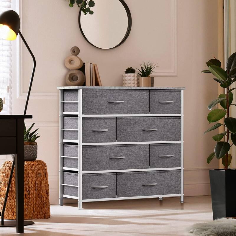 Dresser w/ 8 Drawers Furniture Storage & Chest Tower for Bedroom