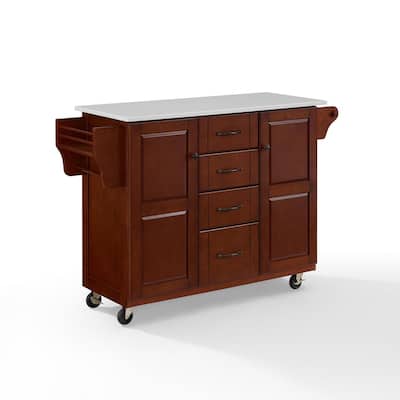 Kitchen Island Cart Granite Top Storage Towel Bar Kitchen Storage Cabinet Rolling Utility Cart