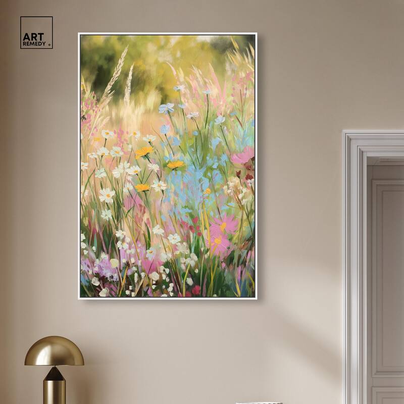 Floral Impressionism I Canvas by Art Remedy