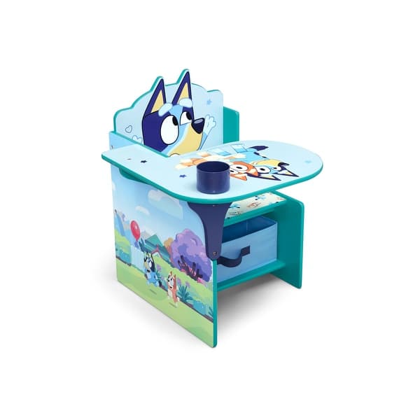 slide 2 of 5, Bluey Chair Desk with Storage Bin - Greenguard Gold Certified - 4.8 x 20.07 x 19.49