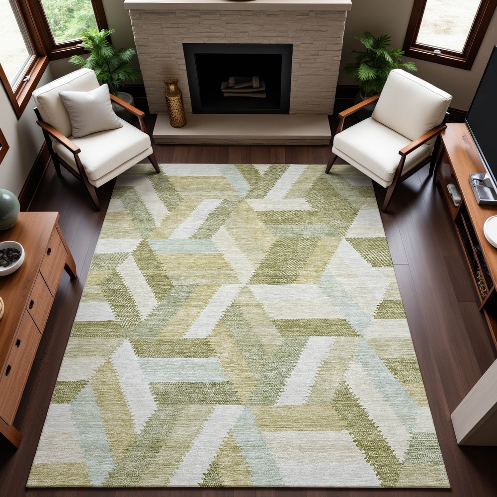 Premium Washable Super Soft Modern Cali Mayfield Rug