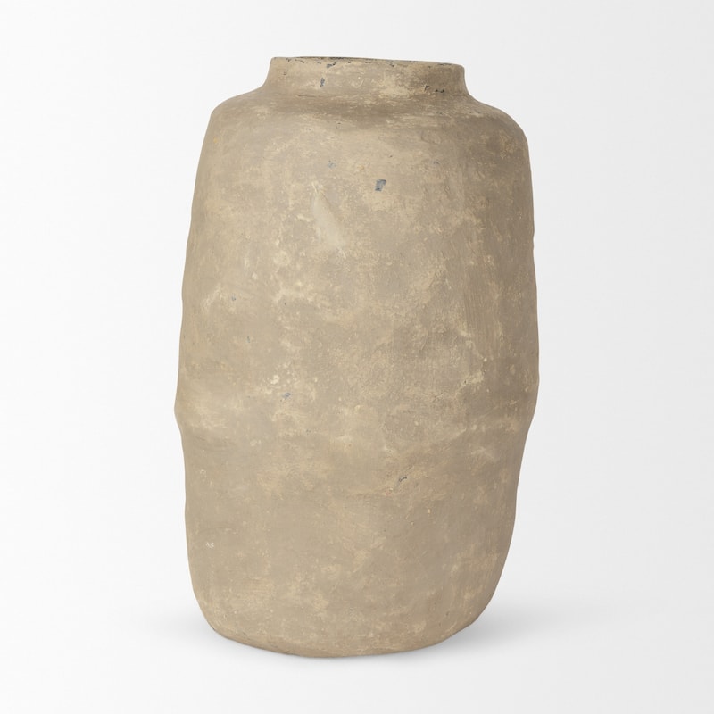 Bala Small Grey Paper Mache Vase