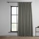 preview thumbnail 11 of 160, Exclusive Fabrics Textured Faux Linen Extra Wide Room Darkening Curtains for Bedroom & Living Room Curtains (1 Panel) 100 X 108 - Blazer Grey