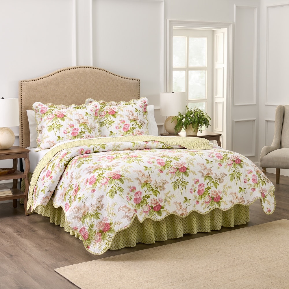 Waverly 100% Cotton Quilt Set