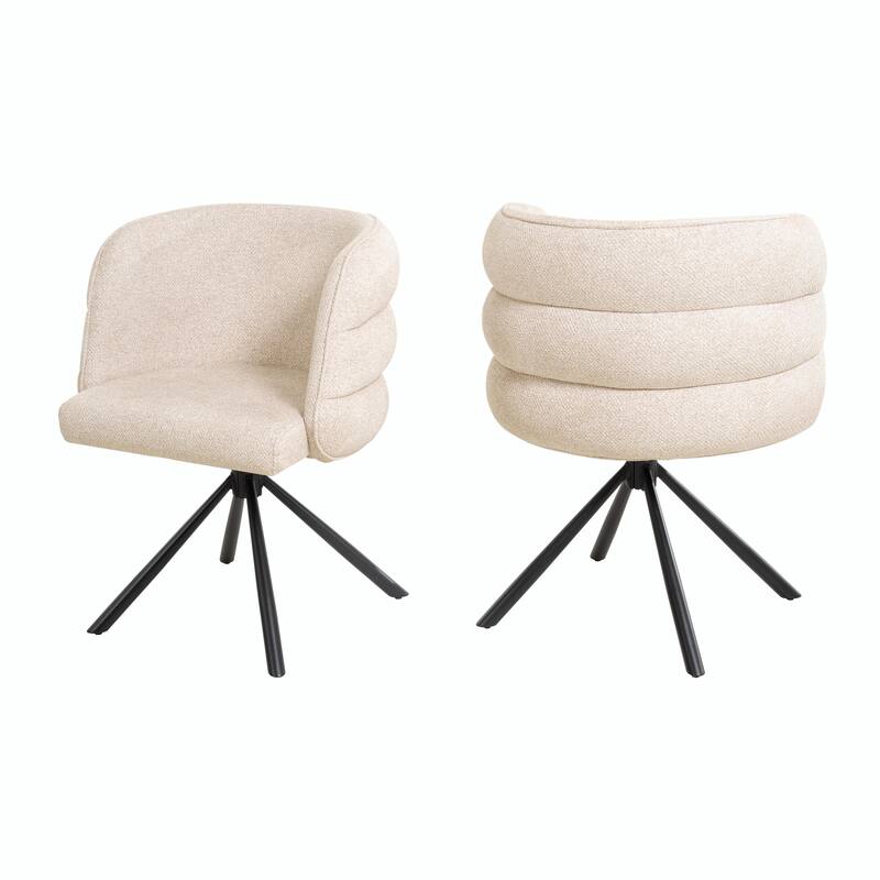 270° Swivel Home Office Desk Chairs Set of 2, Modern Dining Chairs