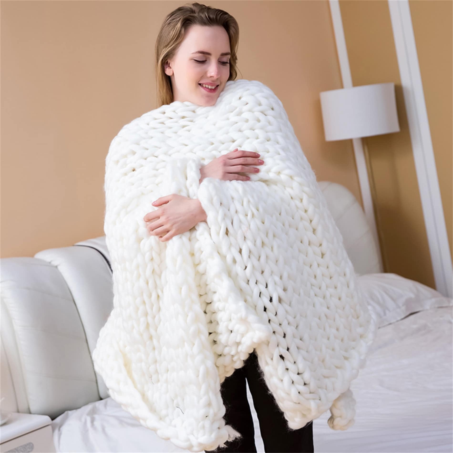 Chunky knit blanket bed bath and beyond deals