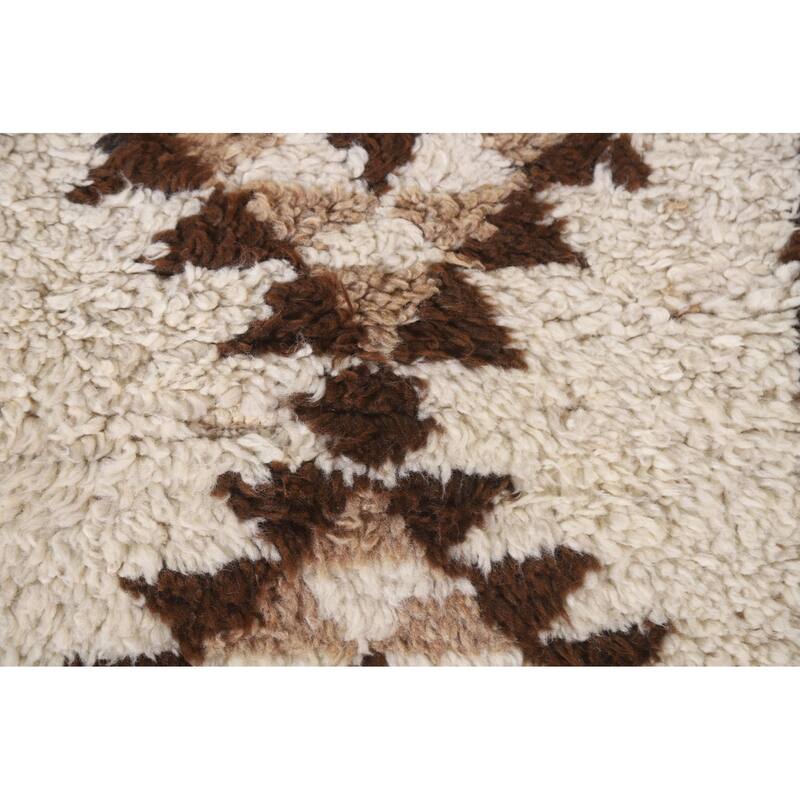 Anatolian Beige Turkish Runner Rug Handmade Oriental Wool Carpet - 2'8"x 10'8"