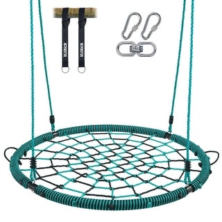 750lbs 40'' Spider Tree Swing for Kids and Adults with 9.8 FT Swing Hanging Straps