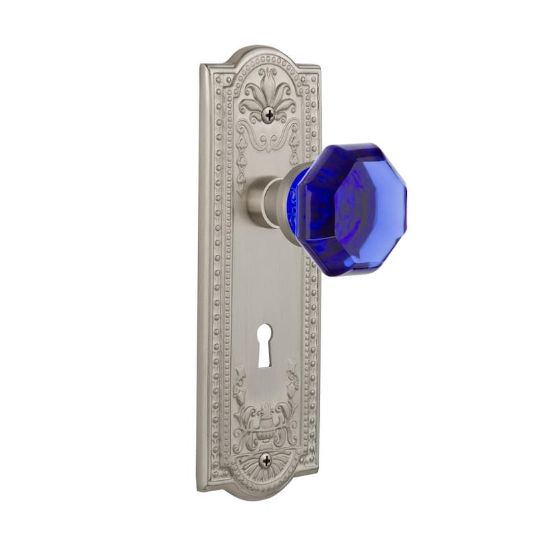 Nostalgic Warehouse Meadows Solid Brass Rose Dummy Door Knob Set with