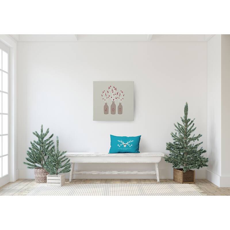 Cool Christmas Deer Accent Pillow