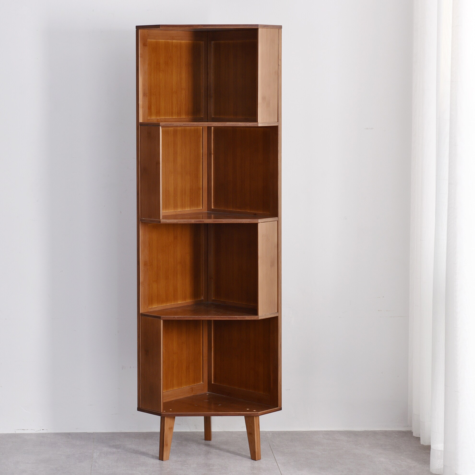 Corner Shelf Multi layer Display Shelf Corner Partition Corner Cabinet Leaning Wall Triangle Cabinet On Sale Bed Bath Beyond 40912175