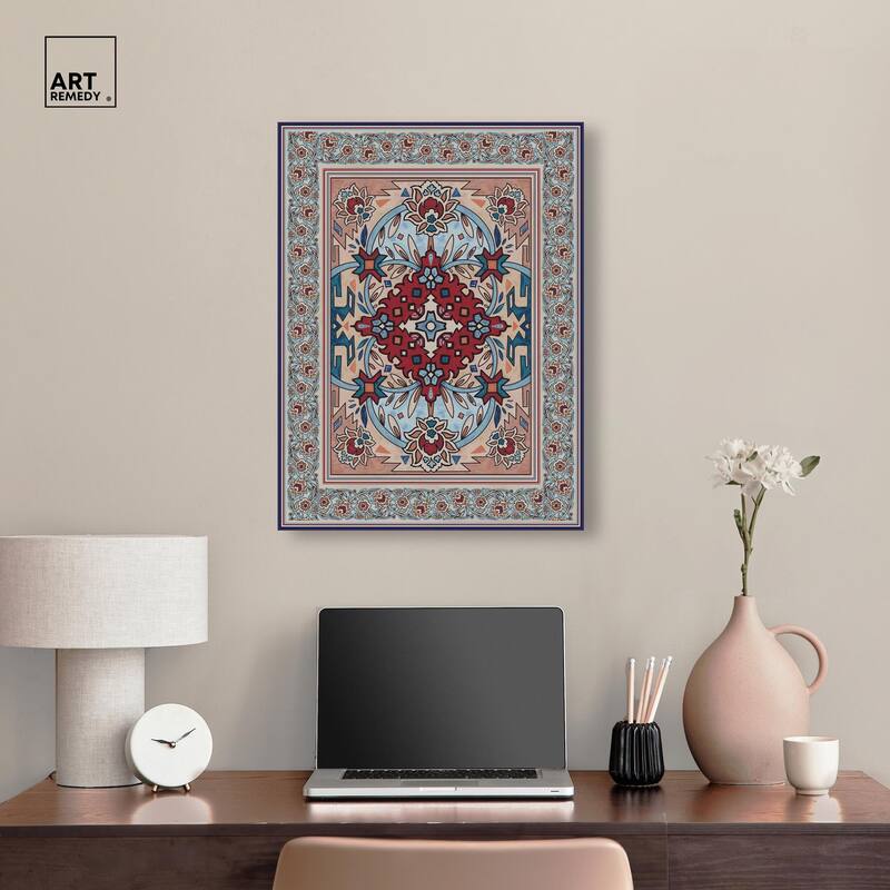 Ornamental bloom Canvas by Art Remedy, Gallery Wrapped