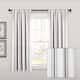 Lush Decor Farmhouse Stripe Yarn Dyed Cotton Window Curtain Panel Pair