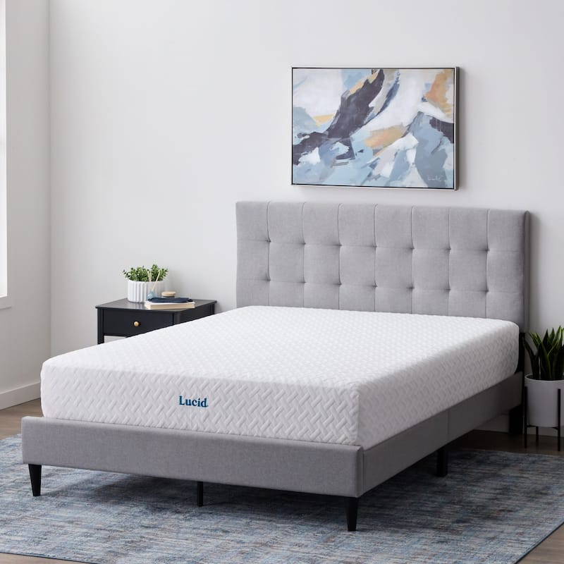 Lucid Firm 10-inch Gel Memory Foam Mattress