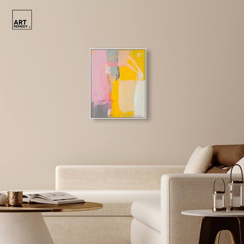 Tangerine Blush I Canvas by Art Remedy