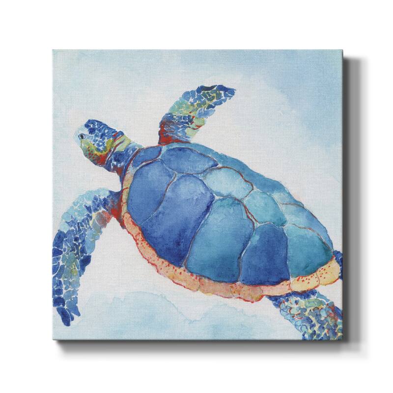 Galapagos Sea Turtle II-Premium Gallery Wrapped Canvas - Ready to Hang