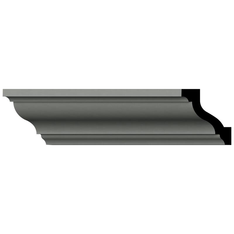 1 3/4"H x 1 5/8"P x 2 3/8"F x 96"L Valerie Crown Moulding - 1-Pack