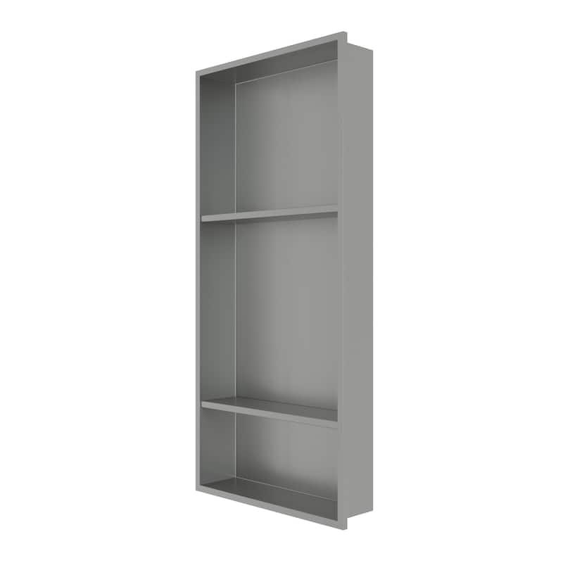 CRAFT + MAIN N1432S 32" x 14" Shower Niche - Brushed Stainless