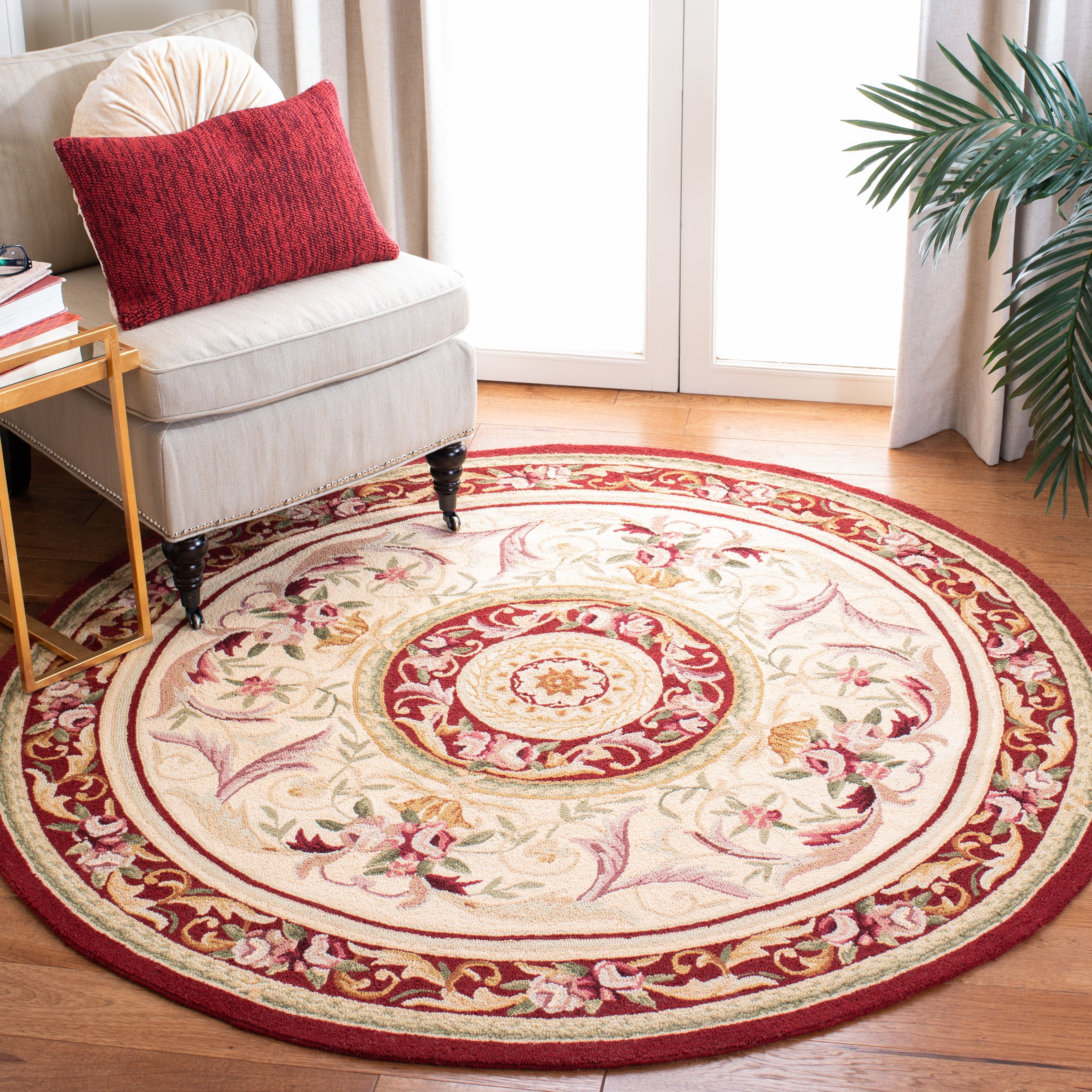 Option Ivory/Burgundy