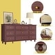preview thumbnail 39 of 39, 63"W Wood Dresser Bedroom Storage Drawer Organizer Closet 9 Drawer