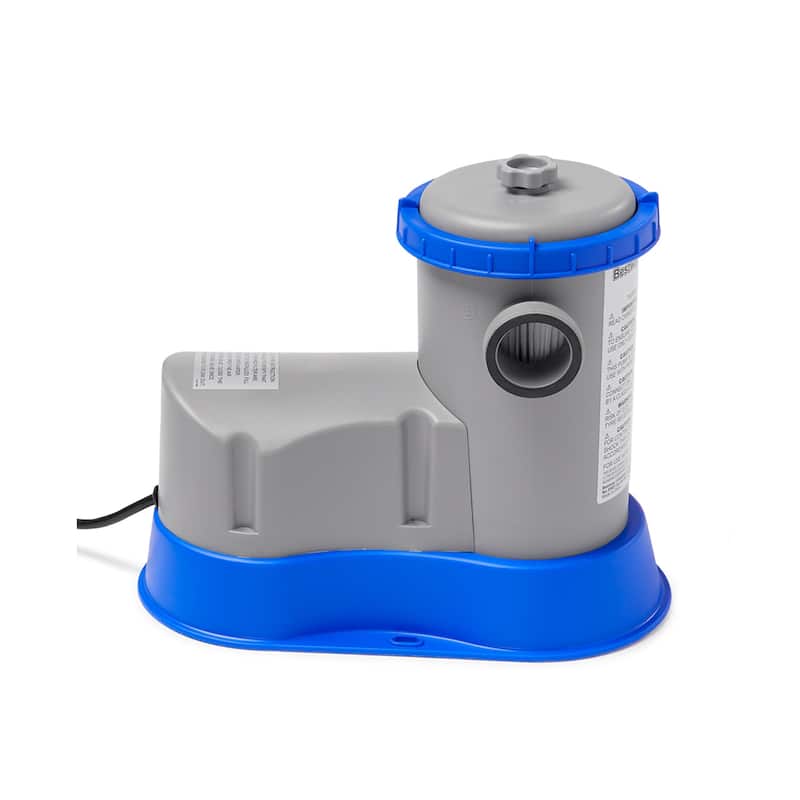 Bestway 13 Foot x 7 Foot x 32 Inch Steel Pro Above Ground Pool and Filter Pump - 86.2
