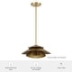 preview thumbnail 3 of 1, Hunter Hiro 1 Light Pendant - Kitchen, Dining Room, Entry - Contemporary, Modern - Statement Lighting!
