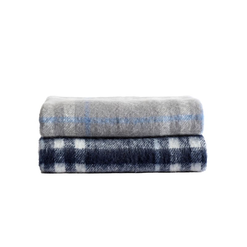 Nautica Ryan Cove Plaid Cozy Throw Blanket