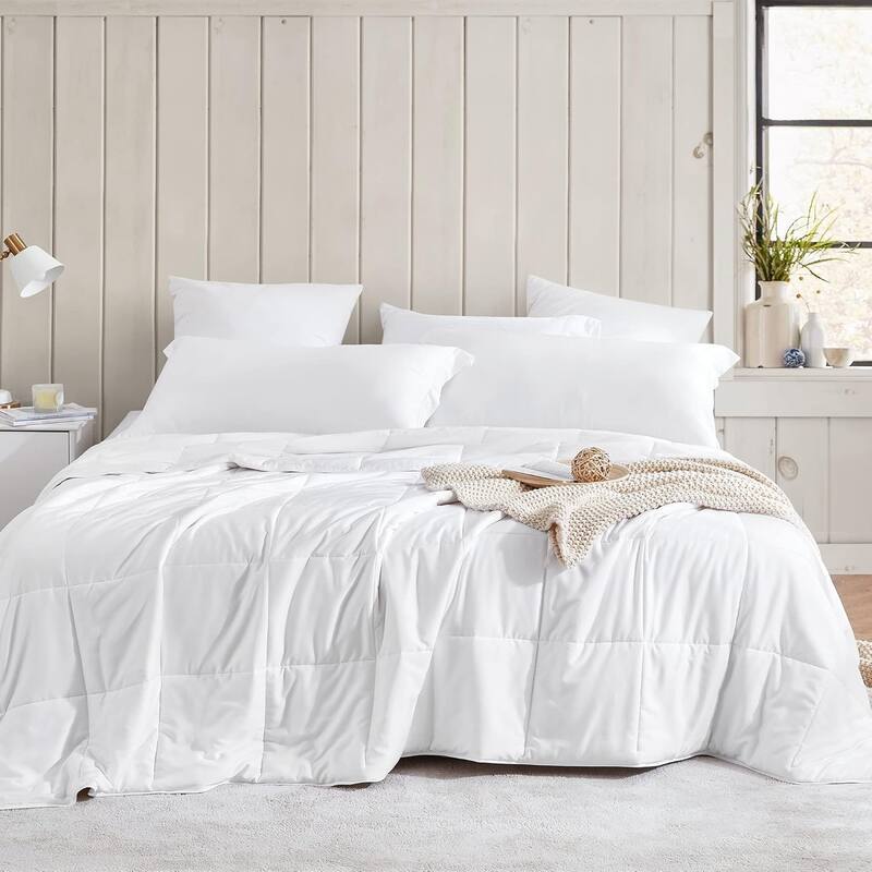 Menopleasing - Coma Inducer® Oversized Cooling Comforter Set - Twin XL - White.