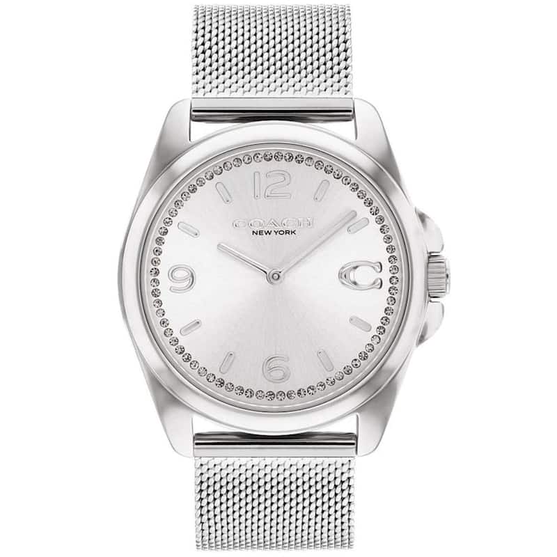 Coach Women's Greyson Silver Dial Watch - 14504146 - 6 (36)