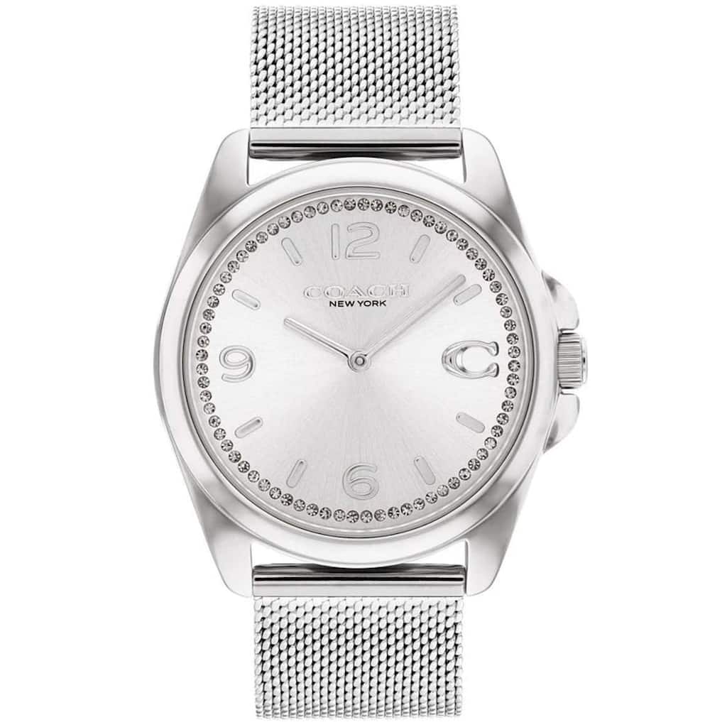 Coach Women's Greyson Silver Dial Watch - 14504146 - 6 (36)