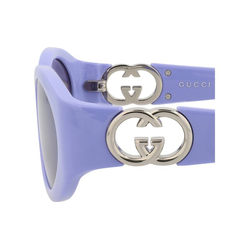 Gucci Round-Frame Injection Sunglasses