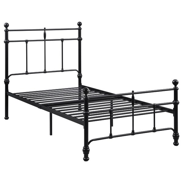 テリーヌ型 18　マットブラック Novak 48-Inch Metal Open Frame Bed Matte Black - Bed Bath & Beyond