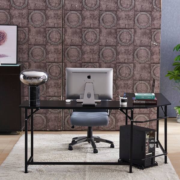 Corner Desk Small Black