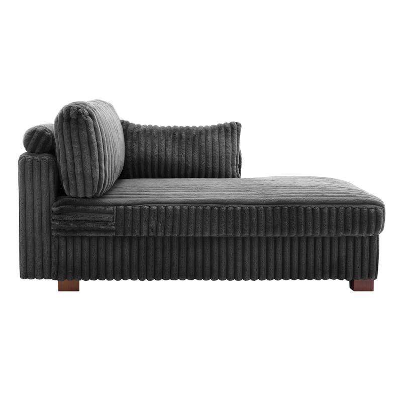 DREAMSIDEA Oversized Right Facing Chaise Lounge Lofa