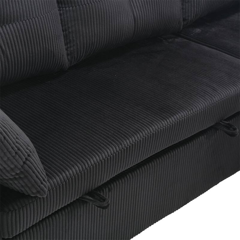 Modular Sectional Sofa L Shaped Modular Couch with Reversible Chaise