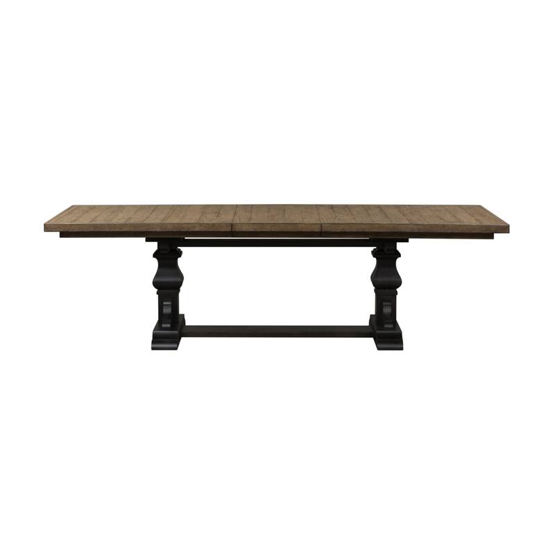 Harvest Home Chalkboard 7 Piece Trestle Table Set