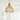 CO-Z 58" Modern Wood Teardrop Pendant Light Ceiling Fixture