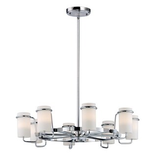 Avant 8-Light Chandelier - Polished chrome
