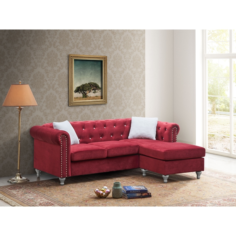Burgundy couches top