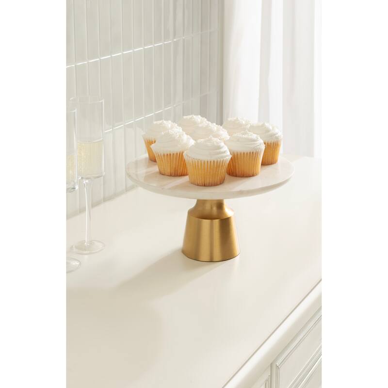 Kate and Laurel Anjana Round Cake Stand