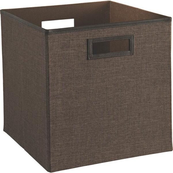 Shop Closetmaid 4235 Decorative Storage Fabric Bin Linen Brown
