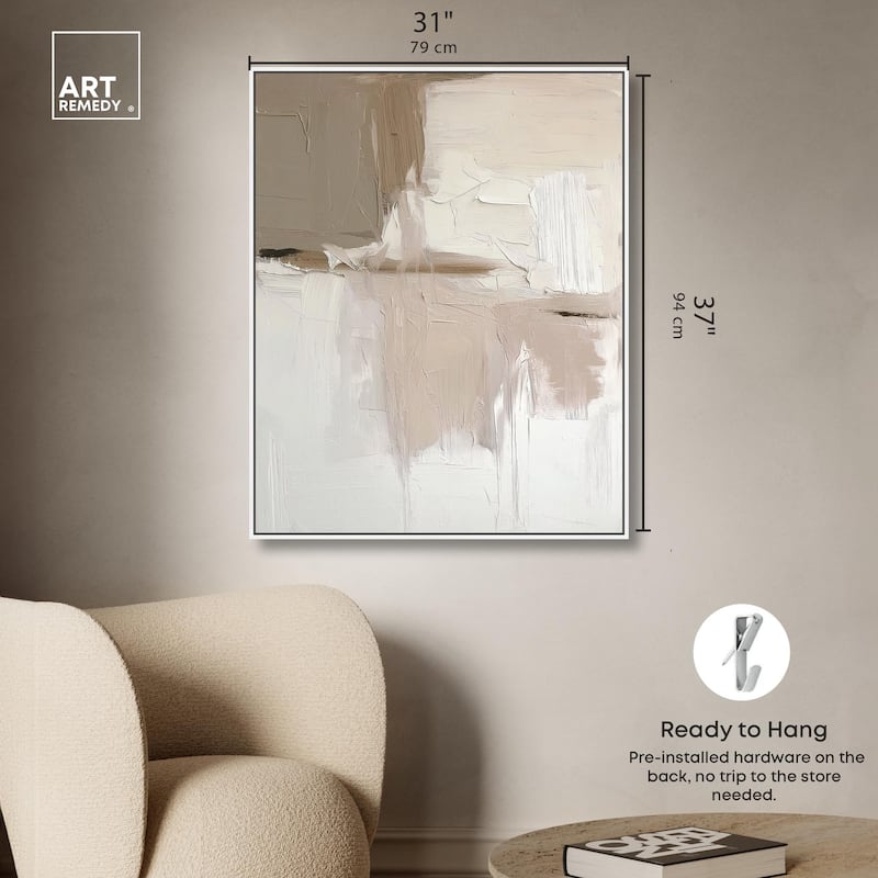 Gentle Strokes of Nature II Canvas by Art Remedy