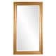 preview thumbnail 3 of 5, Allan Andrews Gold Wood Framed Full Length Chandler Wall Mirror