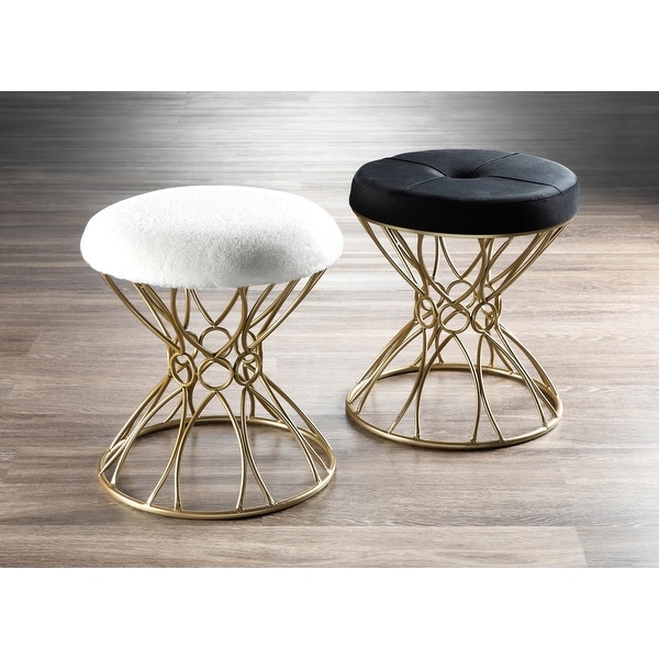 Jasmine Glam Gold Vanity Stool On Sale Bed Bath Beyond
