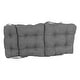 preview thumbnail 34 of 39, Multi-section Tufted Indoor Microsuede Seat/Back Chair Cushion (Multiple Sizes)