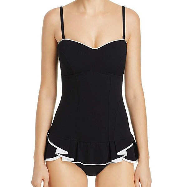bandeau swimdress one piece