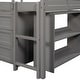 preview thumbnail 16 of 28, Low Twin Size Loft Bed with Cabinets, Shelves and Slide, White