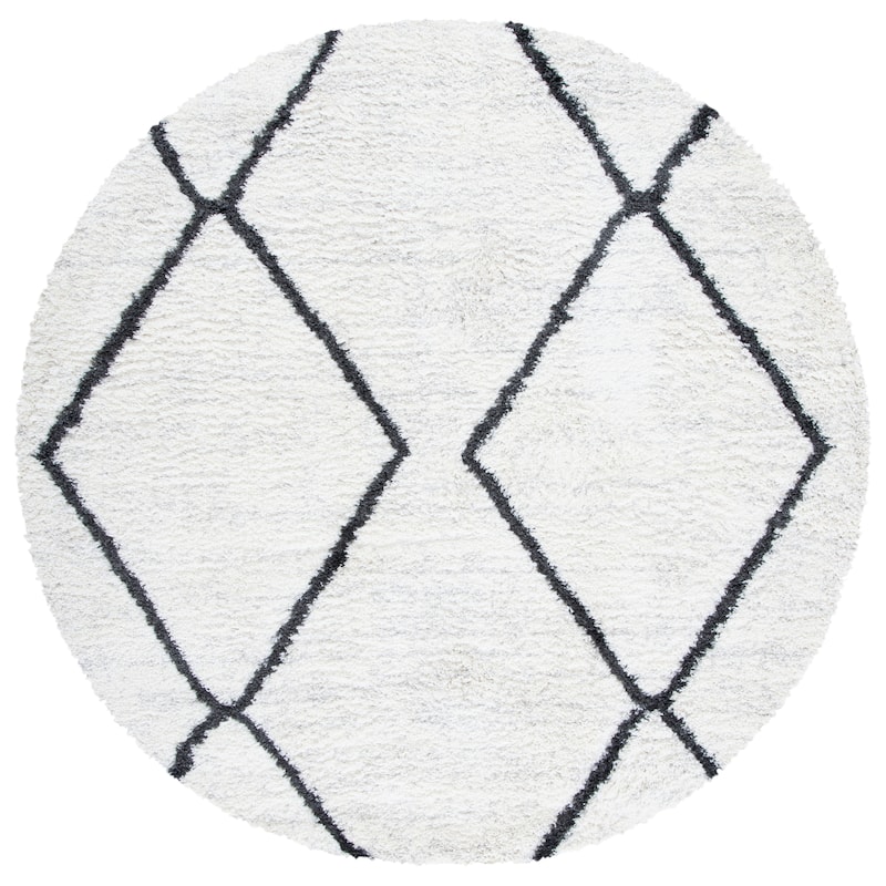 SAFAVIEH August Shag Yukine Trellis 1.26-inch Thick Rug