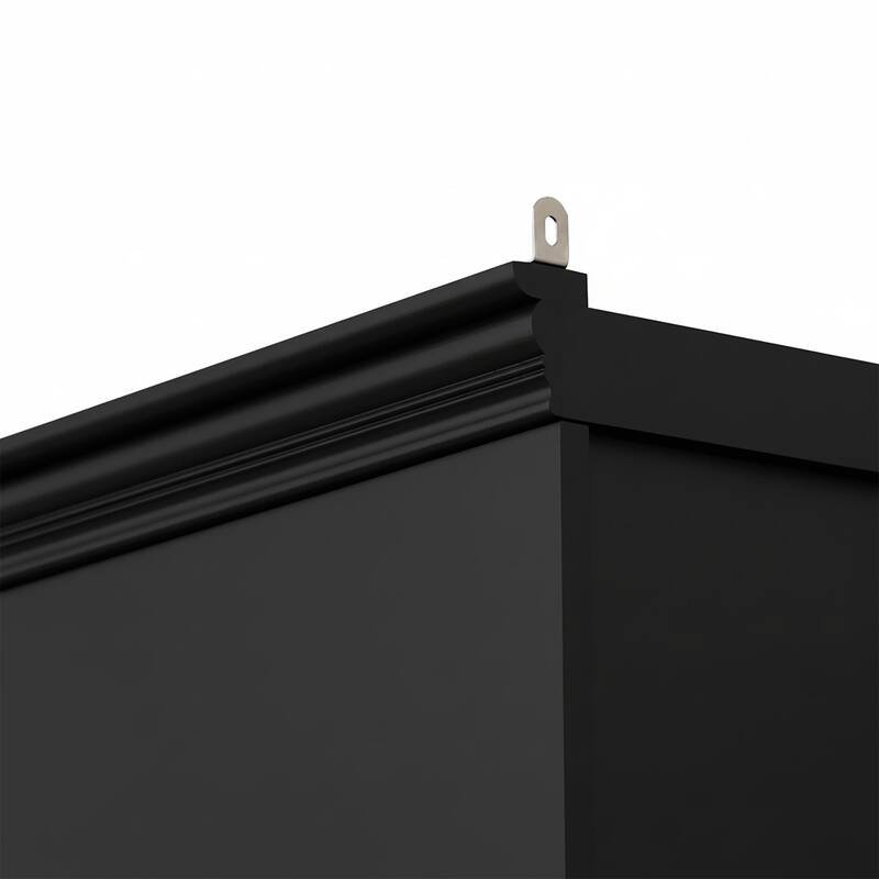 78.75"H 4-Tier Display Shelf,with Dimmable Ceiling Light,Freestanding Bookcases with Storage & Doors,Adjustable Glass Shelves