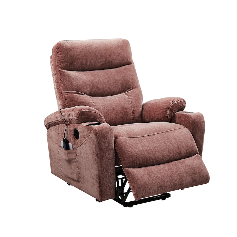 Liyasi Electric Power Lift Recliner Chair Sofa with Massage and Heat for Elderly